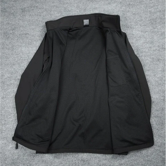 Apple WWDC16 Windbreaker Jacket Men's Large Black Full Zip High Neck